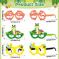 Harrycle 32 Pcs Spring Insect Party Favors Summer Bugs Paper Glasses Frame Insect Photo Booth Props Eyeglasses for Spring Bugs B