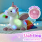 Cozyworld 16.5'' White Light Up Unicorn Stuffed Animal Glowing Soft Plush Toys Decor Birthday Christmas Children'S Day Gifts For
