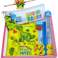 Amycaur Pack Of 6 Item In 1 Box, Dinosaur Theme Stationery Combo Set For Boys & Girls, Rakhi & Birthday Gift For Sister & Brothe