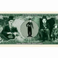 American Art Classics Charlie Chaplin Million Dollar Bill In Collector Grade Currency Holder