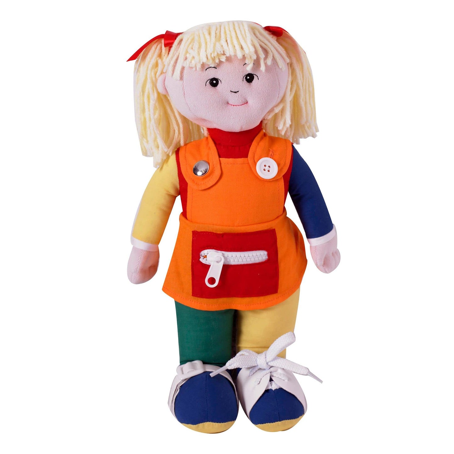 Children'S Factory Learn To Dress - Caucasian Girl, Multicolor