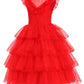 Ibq Kids Red Wedding Dress Girls Halloween Costuems Toddler Horror Comedy Character Bride Cosplay Outfit With Veil Gloves Bq045S