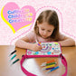 Ambesi Coloring Handbag, Color Your Own Bag, DIY Party Graffiti Bag with 12 Color Pens, Arts and Crafts Kit, Gift for Girls (Rai