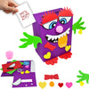 4Es Novelty DIY Monster Valentines Card Box Craft Kit - Makes 1 Valentines Day Crafts for Kids, Valentine Mailbox for Classroom