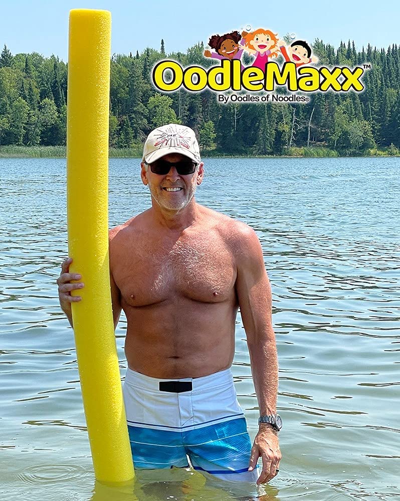 Oodles Of Noodles Oodlemaxx Giant Pool Noodle Yellow (12 Pack)