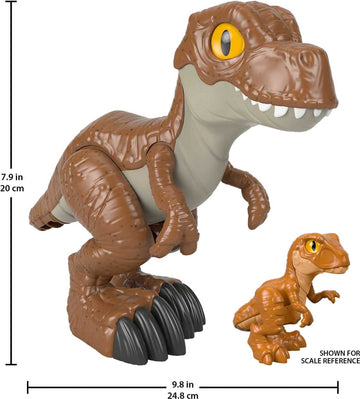 Fisher-Price Imaginext Jurassic World Camp Cretaceous T.Rex Xl, Extra Large Dinosaur Figure For Preschool Kids Ages 3 To 8 Years