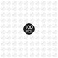 DisplayMore 100Pcs Round Plastic Model Bases 40mm/1.57 inch Wide 2mm Thick for Gaming Miniatures or Wargames Role Playing Board