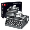 XIU Ideas Typewriter Block Kit for mature-themeds Retro Typewriter Building Set 1136pcs Vintage Typewriter Mini Building Blocks Toys Collectible Retro Display Model Ideal Gift for mature-themed Kids 6+