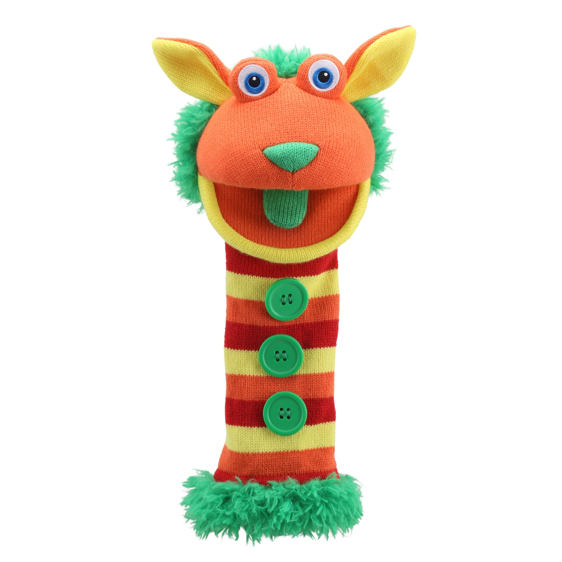 The Puppet Company Knitted Buttons Hand Puppet