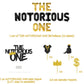The Notorious One Birthday Decorations Kit The Notorious One Cake Topper Gold Chain Balloon For Hip Hop First Birthday The Big O