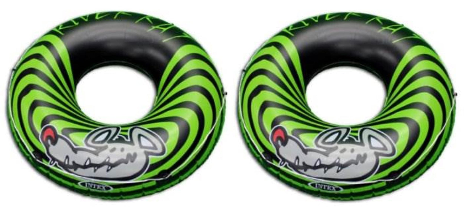 Intex 2-Pack River Rat 48-Inch Inflatable Tubes For Lake/Pool/River | 2 X 68209E