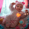 Babeside Reborn Baby Dolls With Heartbeat, Coos & Breathing - Leen, 20-Inch Sweet Smile Realistic-Newborn Baby Dolls Soft Body B