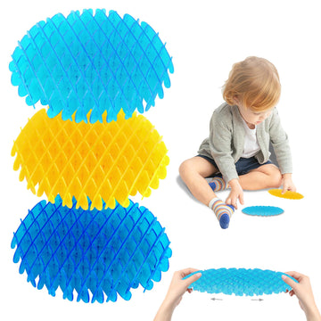 Fidget Worm Toy,3Pcs Worm Big Fidget Toys Adults And Kids, Funny Stretchy Sensory Stress Toys, Fidget Sensory Squeeze Toys, Reli