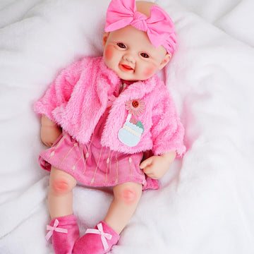 Kuiceo Reborn Baby Dolls That Lifelike -16 Inch Full Body Silicone Sleeping Baby Girl Handmade Face Realistic Body Details For C