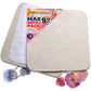 Microfleur - Max Microwave Flower Press Refill Pack - Floral Art Crafting Accessory, Creative Pressing, Diy Handicrafts Creations For Plant Lovers, Replacement Washable Cotton Liners - 9' (23 Cm)