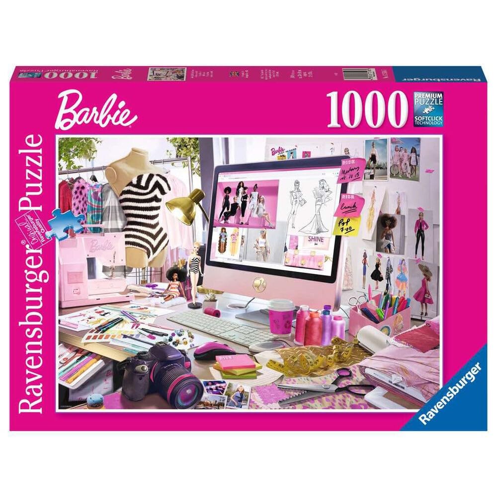 Ravensburger Barbie Jigsaw Puzzles For Kids And Adults Age 12 Years Up - 1000 Pieces - Fashion Icon