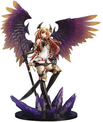 Kotobukiya Rage Of Bahamut: Dark Angel Olivia (Renewal Package Version) Pvc Statue, Multicolor 12 Inches