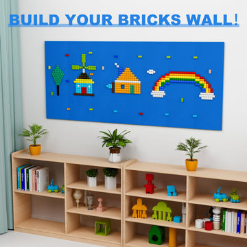 Classic Baseplates, Peel And Stick Base Plates For Building Bricks, Compatible With Major Brands, Self-Adhersive Base For Bricks