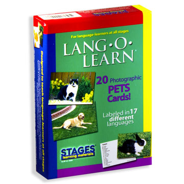 Stages Learning Lang-O-Learn Esl Pets Vocabulary Photo Flash Cards