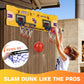 Fbsport Basketball Hoop Indoor, 2 Player Door Basketball Hoop Indoor Mini Basketball Hoop With 4 Balls And Led Light, Over The D