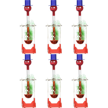 Powertrc Perpetual Motion Sippy Dripping Drinking Bird (6 Packs) Original Vintage Retro Science Birds