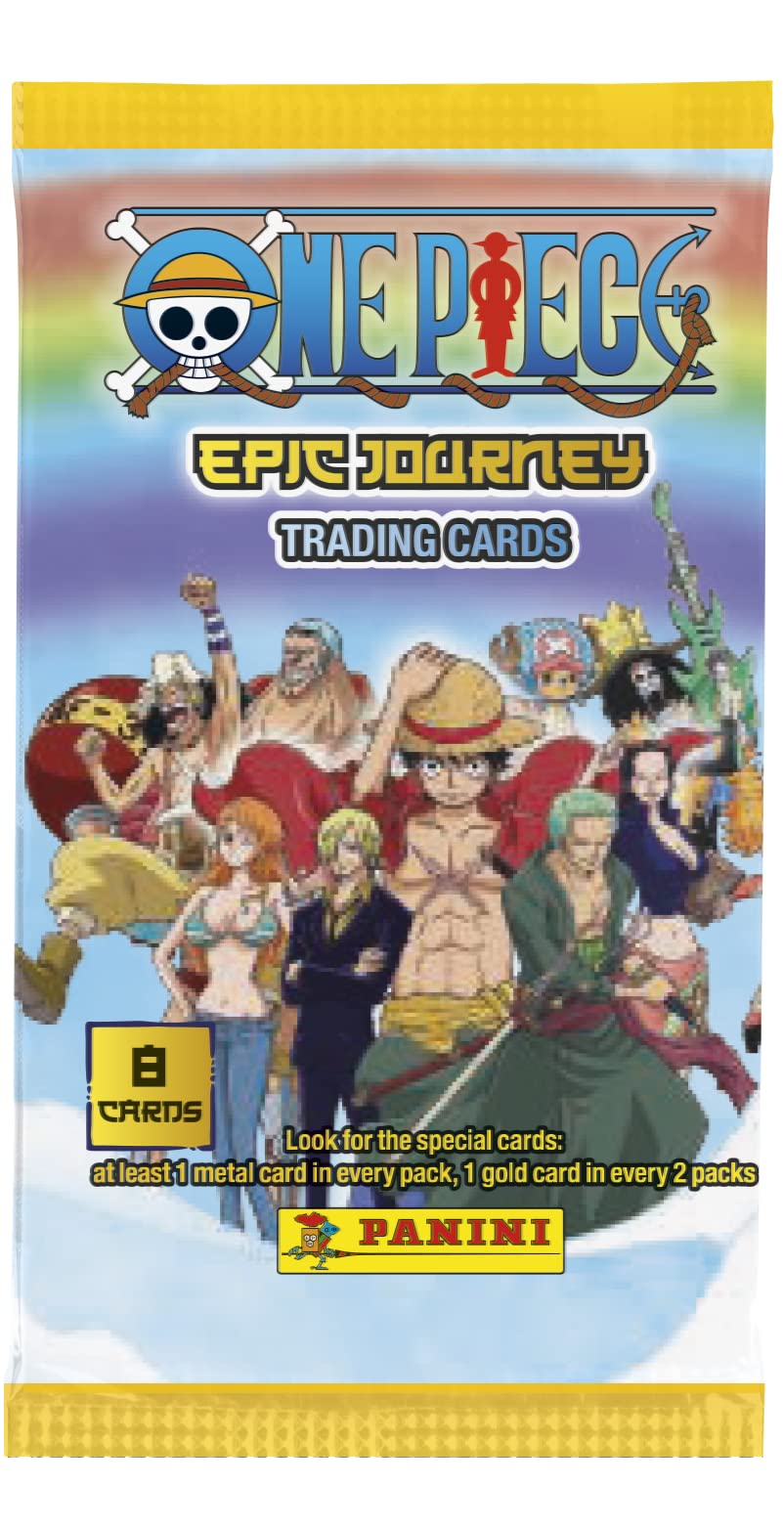 Panini One Piece Trading Card Starter Pack, Model 004385SPCFGD, White/Cream, Paper Material