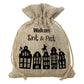Folat 65695 Gift Bag Welkom Sint & Piet (NL) 18 x 25 cm Saint Nicholas Day, Beige