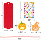 36 Sets Halloween Crafts for Kids Foam DIY Halloween Bookmarks Craft Kit Halloween Party Favors for Kids Classroom Activities