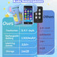 MOMILLA Kids Toys Phone Christmas Birthday Gifts for 3 4 5 6 7 8 9 Year Old with 3.97'' Touchscreen, Toddler Toys Phone with Mus