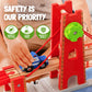 Giant Bean 117 Pcs Busy Port City Train Set For Kids- Expandable & Changeable Wooden Train Track Set Toddler Toy, For Boys & Girls Ages 3+