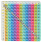 Rainbow Multiplication Table pop Fidget Toys Educational Math Learning Board Game, 12x12 Times Tables Practice, Colorful Silicon