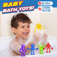 Baby Bath Toys Suction Toy: No Hole Suction Bath Toys For Toddlers, Robot Suction Fidget Toys Suction Cup Toys For Windows Building Toys, Sensory Bath Toys For Boys Girls Gifts, Prizes, Travel Toys