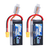 Zeee 2S Lipo Battery 2200mAh 7.4V 50C Shorty Pack Battery with XT60 Connector Soft Pack for 1/16 Slash RC Car RC Truck RC Helico