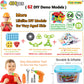 Couomoxa Building Toys, 404 Pieces Stem Toys Kit Creative Construction Engineering Learning Set For 5, 6, 7, 8+ Year Old Boys&Girls Best Toy Gift For Kids |Take-A-Part Building Blocks