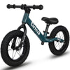 12' Balance Bike For 2, 3, 4, 5, 6 Year Old Boys And Girls, Lightweight Nylon Frame Toddler Training Bike No Pedal Bikes For Kids With Adjustable Seat And Air Tires (Green)