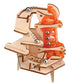 Marbleocity Triple Play 4-Bar Link — Build A Wood Marble Machine — Tinkineer Stem Kit — For Ages 9+