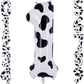 AIQINHU Cow Print Number 1 Balloon - Large 40 Inch Foil Mylar for 1st Birthday Party Decorations, Animal Farm Cowboy Theme