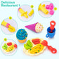 Dough Tools for Kids, 41Pcs Dough Toys Include Play Food Molds - Cupcakes, Ice Cream, Burger, Fries, Noodle, Play Bulk Pack with
