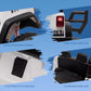 Aosom Ride On Truck For Toddlers, 12V Battery-Powered Electric Car For Kids With Wide Seat, Remote Control, Music, White
