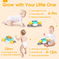 Musical Crawling Crab Baby Toy, Tummy Time Toy For 6-12 Month Boy Girl, Light-Up Walking Dancing Moving Crab Toy For 1 Year Old