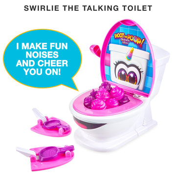 Brybelly Shoot The Poop Unicorn Edition - Sparkly Glitter Poops And All-New Voicelines - Funny Family Game
