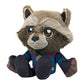 Bleacher Creatures Marvel Rocket Raccoon Plush Toy - 8" Soft Chibi, Crystal Velboa Polyester, Cute Sitting Design