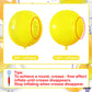 Katchon, Huge Yellow Mylar Balloons - 22 Inch, Pack Of 6 | Yellow Foil Balloons, Yellow Party Decorations | Large Yellow Balloons For Sunflower Birthday Party Decorations | Yellow Round Mylar Balloons