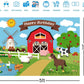 7X5Ft Farm Backdrop Farm Birthday Party Supplies Farm Animal Party Decorations Supply Happy Birthday Large Farm Photography Back