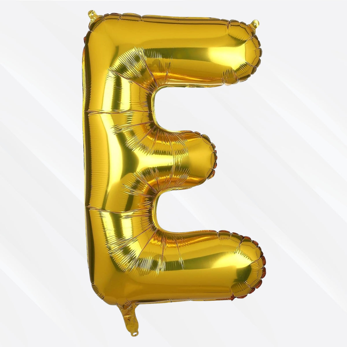 Flyloons Gold E Alphabet Letter Foil Balloons for Full Name Birthday Decoration Items, Anniversary, Baby Shower, Bachelorette, W