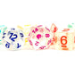 Unicorn Resin Poly Dice Set: Rainbow Ice (7)