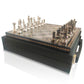Blessings Decor Collectible Premium Metal Brass Chess Board Game Set Brass Chess Pieces Men With Free Complimentary Box