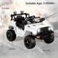 Kinder King 12V Kids Ride on Car Truck, Battery Powered Electric SUV w/ 2.4G Remote Control, Spring Suspension, 3 Speeds, 2 Moto