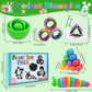 Fidget Toys Adults Pack, Sensory Toys Set for Kids, Fidget Spinner Slug Magnetic Rings, Cool Gadget Gift for Girls Boys Teens AD