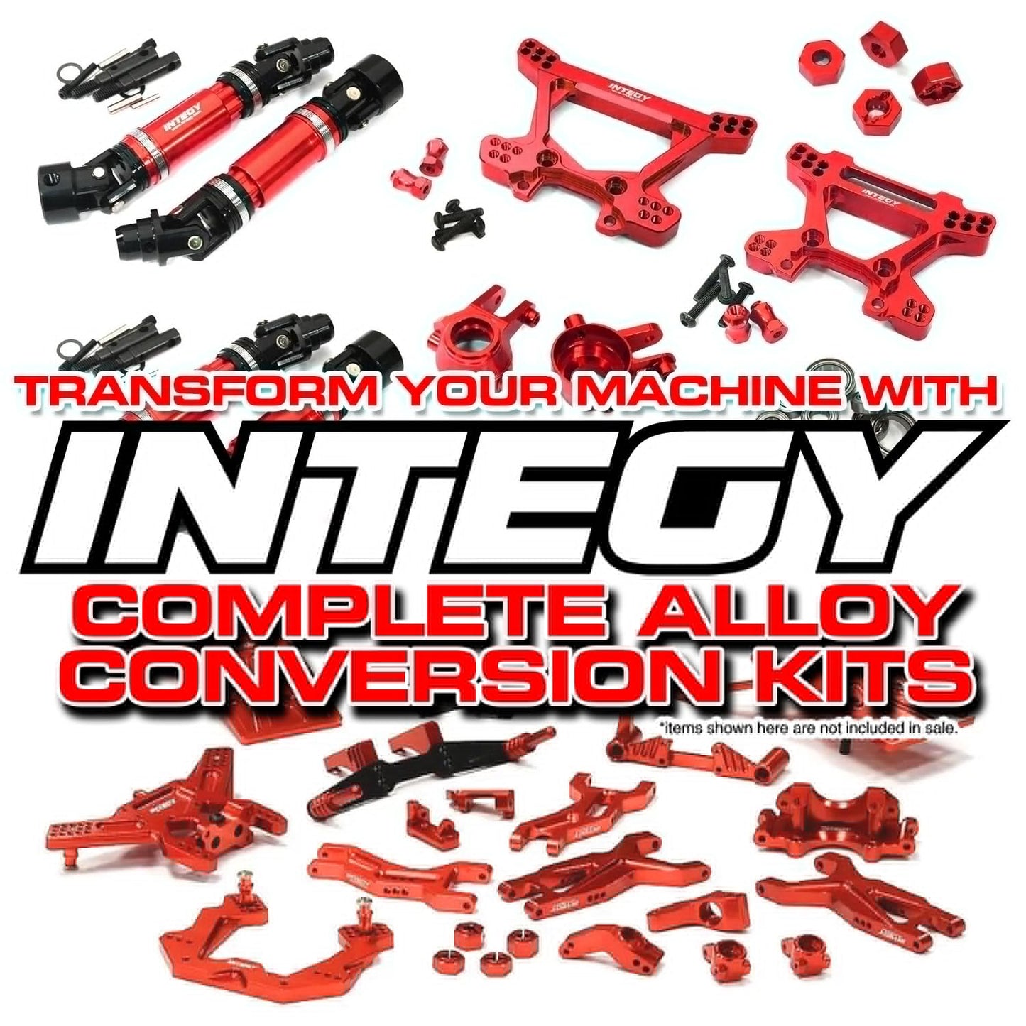 Integy RC Model OBM-1443BLUE Alloy 90mm Piggyback Shock (2) w/Rebound Adjust for SCX-10, SCX10 II, SCX10 III